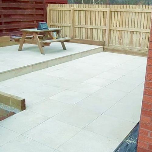 Patio laying